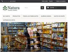 Tablet Screenshot of naturaherbolari.com
